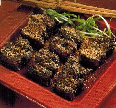 American Spareribs With Sesame Seeds Appetizer