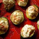 American Grilled Zucchini with Feta and Mint Appetizer