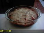 American Apple Cranberry Pudding Dessert