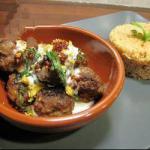 Moroccan Pellets of Lamb with Moroccan Spices Appetizer