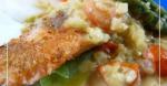 American Baked Fish and Breadcrumbs with Easy Sauce 1 Appetizer