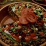 Layered Mexican Turkey-rice Salad recipe