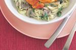 American Creamy Mushroom Noodles Recipe Dinner