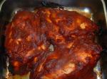 American Southwest Barbecued Chicken With Tomato Red Pepper Dressing BBQ Grill