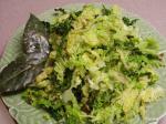 Indian Spiced Cabbage and Coconut Dinner