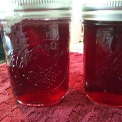 Australian Currant and Raspberry Jelly Dessert