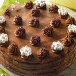 Australian Cake with Mousse Au Chocolat Dessert
