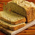 American Linseed Bread Golden Without Gluten Appetizer