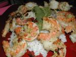 Australian Chilli King Prawns shrimp Skewers With Pistachio Coriander Rub BBQ Grill