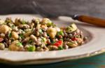 Canadian Red Quinoa Salad With Walnuts Asparagus and Dukkah Recipe Appetizer