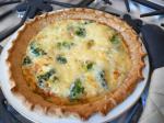 British Cheese and Broccoli Tart Appetizer