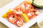 American Prawns With Chilli Mayo and Pistachio Dukkah Recipe Drink