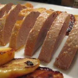 British Foie Gras with Apples and Confit of Figs Breakfast