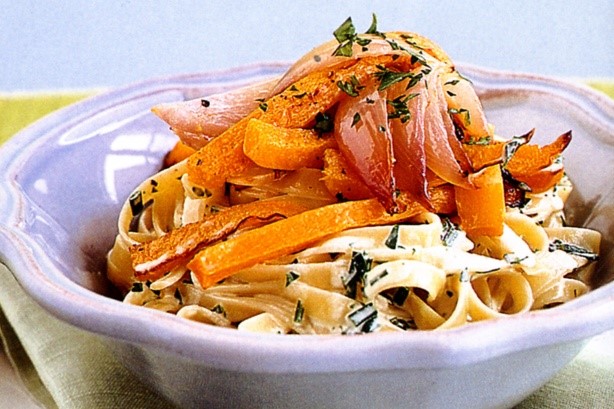 American Creamy Roast Pumpkin Pasta Recipe 1 Appetizer