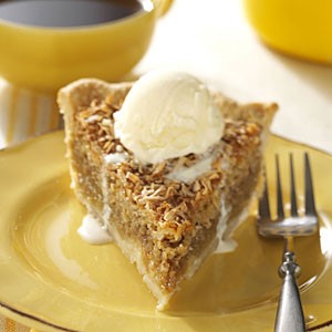 American Vermont Maple Oatmeal Pie Dessert