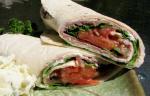 American Roast Beef and Chevre Wrap goat Cheese Dinner