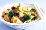 Australian Beef Broccolini And Rice Noodle Stirfry Recipe Appetizer