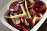 Australian Roast Parsnips Leeks Apples and Bacon Recipe Appetizer