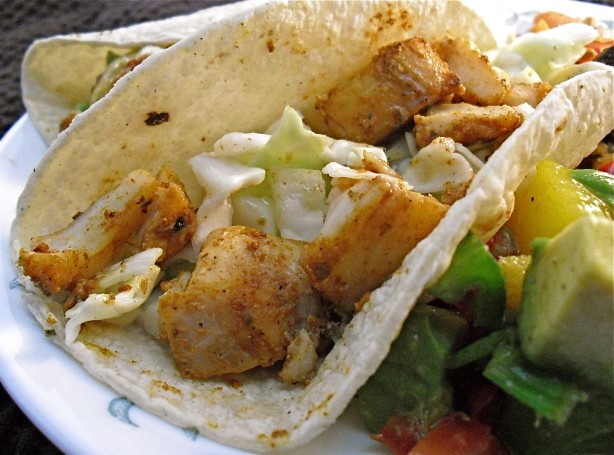 American Stirgrilled Fish Tacos Appetizer