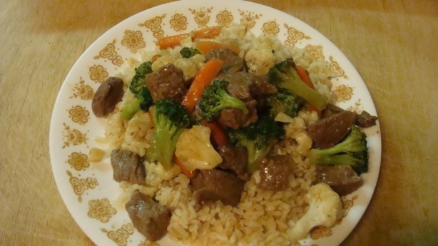 American Vegetablebeef Stir Fry Dinner