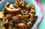 Australian Grilled Lamb Kebabs With Smoky Peaches Recipe Dinner
