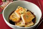 Tofu With Japanese Flavours And Crisp Ginger Recipe recipe