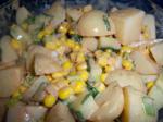 Australian Potato Corn  Cucumber Salad Appetizer