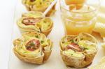 Lebanese Tomato and Bacon Quiches Recipe Appetizer