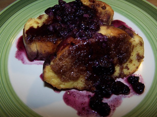 French Blueberry French Toast Cobbler 1 Dessert