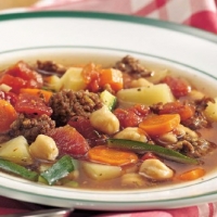 Italian Slow Cooked Italian Sausage- Vegetable Soup Soup