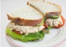 American Almond Chicken Sandwich Appetizer