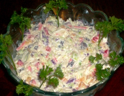 American Cole Slaw Appetizer