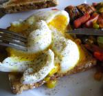 British British Breakfast in Bed  Boiled Eggs and Marmite Soldiers Appetizer