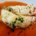 Canadian Tomato Soup and Grilled Lobster Appetizer
