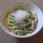 German Ham Noodles with Peas Appetizer