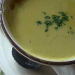 Australian Pureed Green Asparagus Cream Soup Appetizer