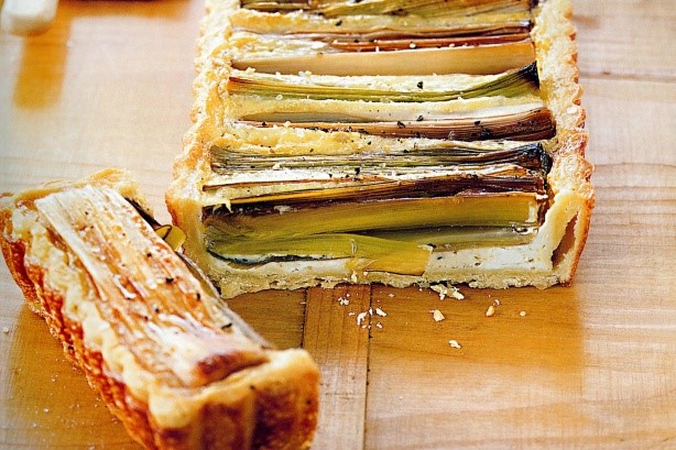 British Caramelised Leek Quiche Recipe Appetizer