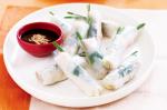 British Pork Rice Paper Rolls With Hoisin Dipping Sauce Recipe Appetizer