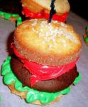 American Hold the Beef Burger Cupcakes Dessert