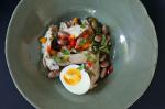 American Slowcooked Albacore and Fresh Shell Bean Salad Recipe Appetizer