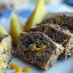 American Meatloaf with Corn and Spinach Appetizer