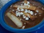 Mexican Oaxacan Black Bean Soup Dinner