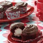 British Surprise Red Cupcakes Dessert