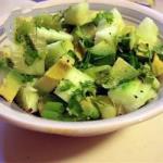American Tangy Cucumber and Avocado Salad Recipe Appetizer
