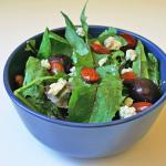 American Cherry Smoked Blue Cheese and Almond Salad Appetizer