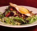 American Duck Egg and Frisee Salad with Bacon and Roasted Beets Dessert