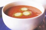 Australian Summer Gazpacho With Frozen Olive Oil Recipe Appetizer