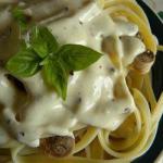 American Noodles with Alfredo Sauce Dinner