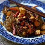 Fried Noodles with Tofu and Vegetables recipe