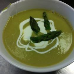 French Asparagus Soup and Leek Dinner